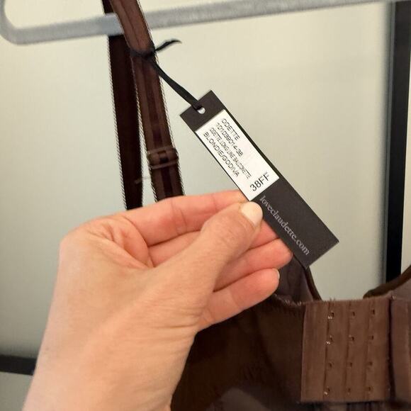 Claudette Longline Balconette Bra Underwire Plus Size Bra 38FF Lingerie New - Picture 7 of 11